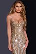 Jovani 38300 Spaghetti Straps Embellished Dress