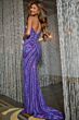 Jovani 38707 High Slit Embellished Dress