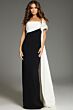 Jovani 38864 Long Cape Off The Shoulder Dress