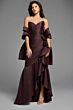 Jovani 39265 Ruffle Skirt High Low Strapless Dress