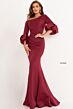Jovani 39739 Dress Red Scuba Off The Shoulder Mothrs Dress