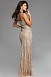 Jovani 40060 Side Cutouts Embellished Dress