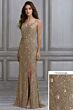 Adrianna Papell 40129 Slit Skirt Dress - Stock Only