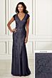 Christina Wu 40543 Floral Beaded Dress