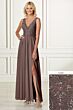 Adrianna Papell 40163 Slit Skirt Dress - Stock Only