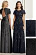Adrianna Papell 40168 Butterfly Sleeve Dress - Stock Only
