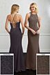 Adrianna Papell 40216 Lace-Up Back Dress - Stock Only