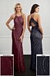 Adrianna Papell 40228 Ruffle Back Dress - Stock Only