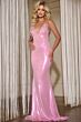 Jovani 43035 Strappy Back Plunging Neck Dress