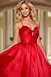 Jovani 43199 Sweetheart Neckline Lace-Up Corset Dress