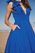 Mac Duggal 49972 Plunging V-Neckline Deep V-Back Dress