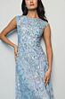 Mac Duggal 5647 Jewel Neck Cap Sleeve Dress