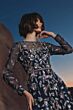 Mac Duggal 6183 Jewel Illusion Neckline Floral-Embellished Dress