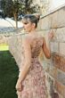 Mac Duggal 8100 Smocked Waist Ruffle A-Line Dress