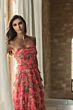 Mac Duggal 8137 Floral Strapless A-Line Ruffle Dress