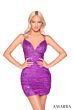 Amarra 88056 Floral Glitter Lace-Up Dress