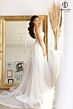 Abby Lane 97182 Plunging Neckline Embroidered A-line Bridal Gown