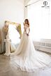 Abby Lane 97185 Embroidered Tulle Off The Shoulder Wedding Dress