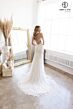 Abby Lane 97192 Illusion Back Semi-Trumpet Bridal Dress