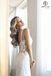 Abby Lane 97201 Plunging Neckline Semi-Trumpet Tulle Wedding Dress