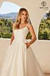 Abby Lane 97280 Back Buttons Scoop Neckline Mikado Bridal Gown