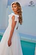 Abby Lane 97286 Bow Straps Organza A-line Wedding Dress
