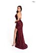 Abby Paris 90172 Lace-Up Back Fitted Shimmer Sequin Dress