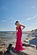 Aerie Couture 206 Sweep Train Corset Bodice Dress