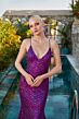 Aerie Couture 263 Spaghetti Strap Geometric Dress