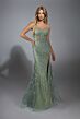 Aerie Couture 289 Corset Bodice Embellished Dress