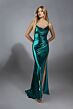 Aerie Couture 320 Cowl Neckline Metallic Dress