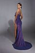 Aerie Couture 327 Sweep Train Drape Dress