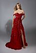 Aerie Couture 333 Off The Shoulder Embellished Dress