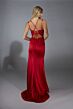 Aerie Couture 335 Beaded Bodice Plunging Neckline Dress