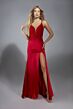 Aerie Couture 335 Beaded Bodice Plunging Neckline Dress