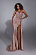 Aerie Couture 341 Beaded Bodice with Side Tail Dress