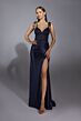 Aerie Couture 344 Beaded Bodice Bow Strap Dress