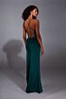 Aerie Couture 362 Side Slit Beaded Bodice Dress
