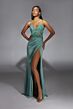 Aerie Couture 369 Beaded Bodice Plunging Neck Dress