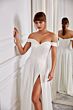 Aerie Couture 2009 Sweep Train Off The Shoulder Wedding Dress