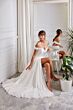 Aerie Couture 2009 Sweep Train Off The Shoulder Wedding Dress