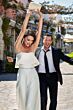 Alyce Paris 70015 Flounce Bodice Strapless Wedding Jumpsuit