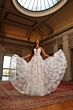 Alyce Paris 7154 Plunging Neckline Basque Waist Wedding Gown