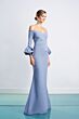Alexander by Daymor 1478 Three Quarter Sleeve Pleated Dress