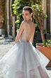 Alyce Paris 61107 Layered Skirt Illusion Bodice Dress