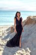 Alyce Paris 61374 High Slit Plunging Neck Dress
