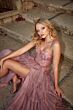 Alyce Paris 61525 Layered Skirt Lace Bodice Dress