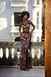 Alyce Paris 61689 Floral Embroidery Two Piece Dress