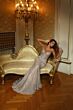 Alyce Paris 62141 Spaghetti Straps Crystal-Beaded Bodice Dress