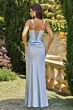 Amoris T742 Draped Satin Skirt Sweetheart Neck Bridesmaid Dress